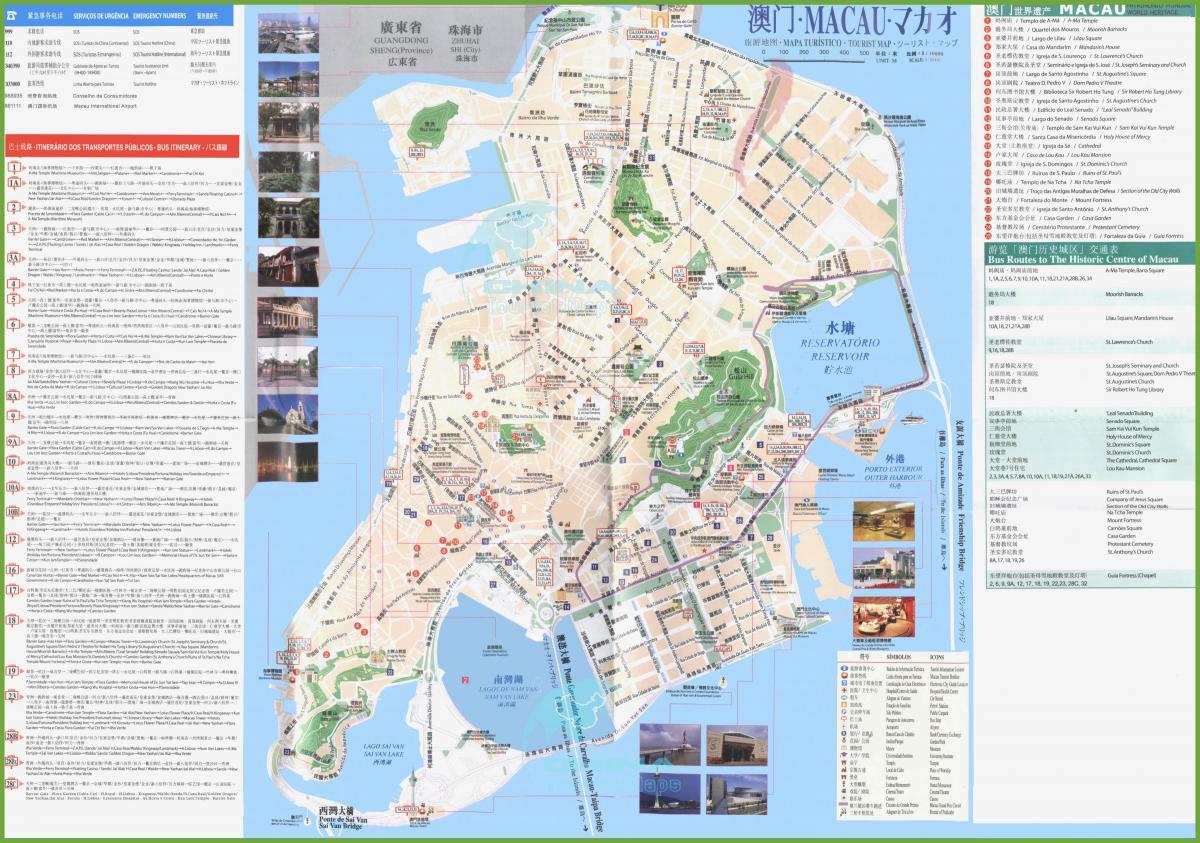 மக்காவு பஸ் பாதை வரைபடம்